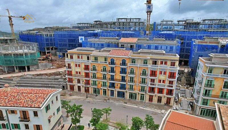 Tiến độ Shophouse The Center Ph&uacute; Quốc th&aacute;ng 8/2021- Ảnh 5